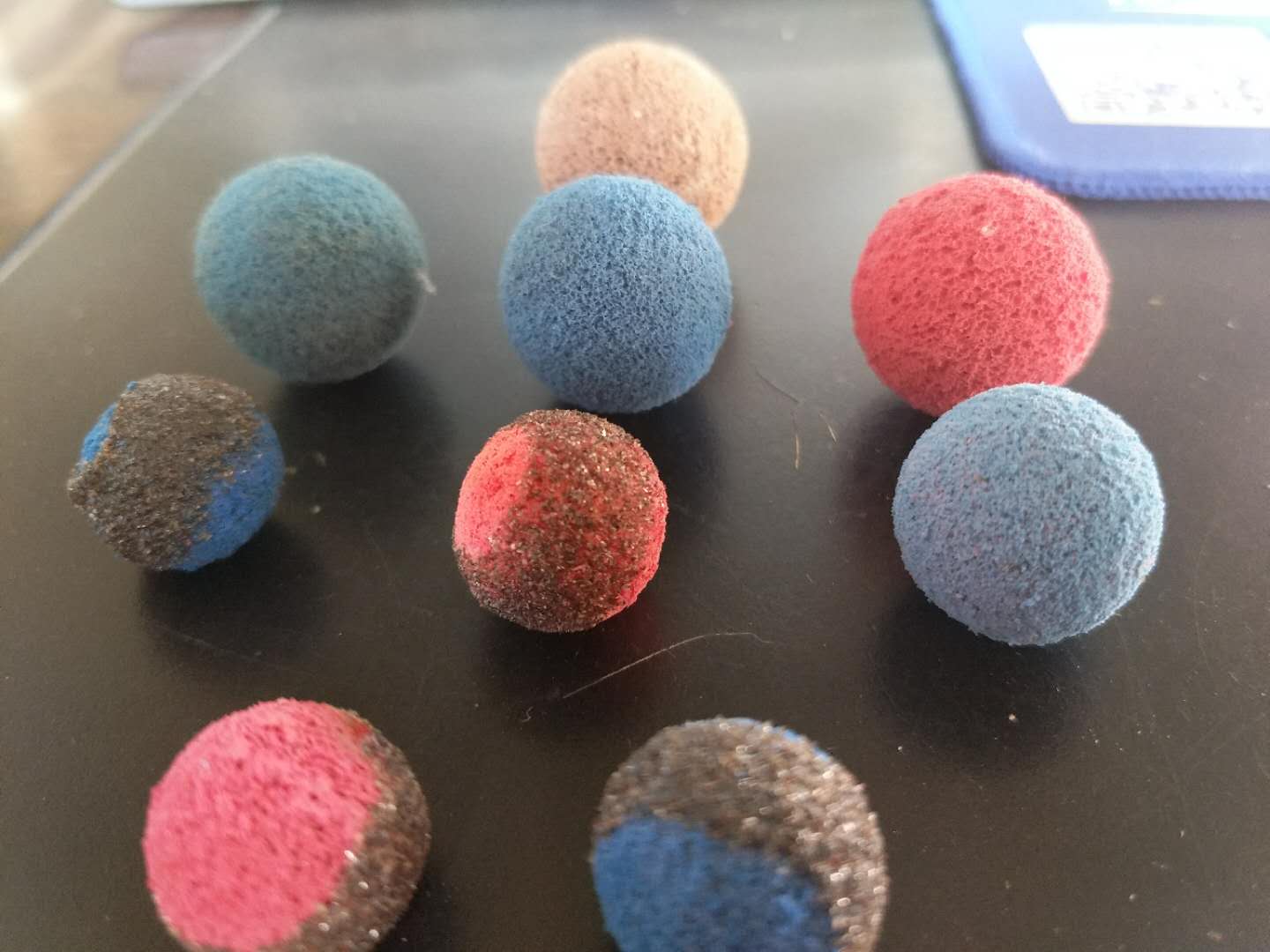 海綿膠球，金剛砂膠球